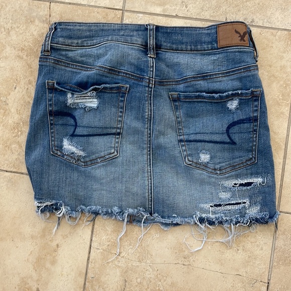 Blue, jean skirt - Picture 3 of 3